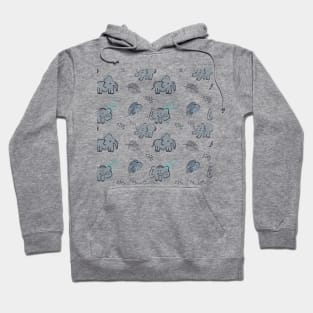 Elefant pattern Hoodie